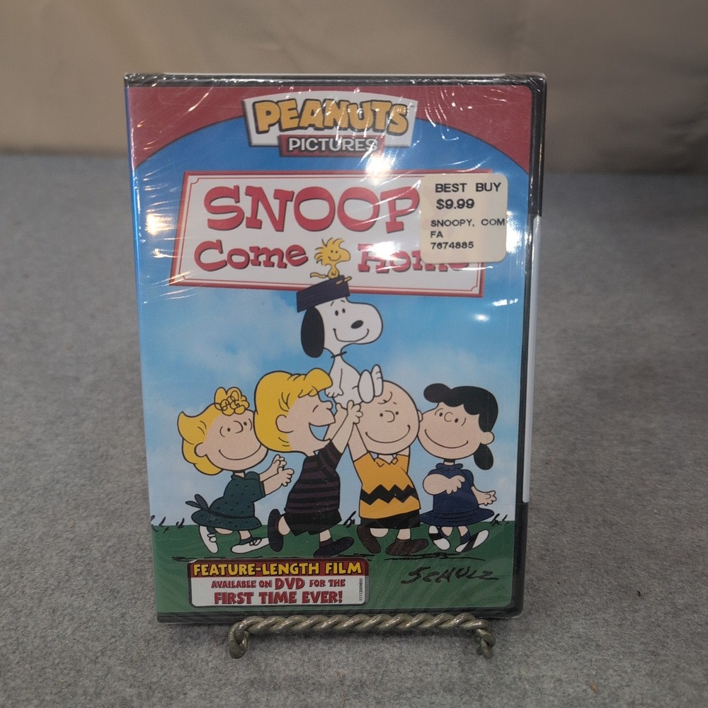 Snoopy Come‎ Home DVD Peanuts Movie Factory Sealed New Charlie Brown Animated - Picture 2 of 2